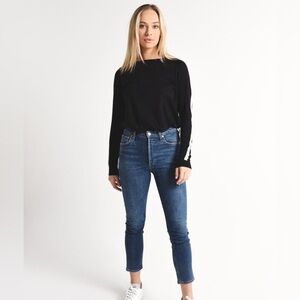 AGOLDE- HIGHRISE Nico Slimfit Crop Jeans